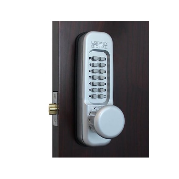 Lockey Mechanical Keyless Heavy Duty Knob Lock Double Combination Marine Grade 1600DC-MG - main